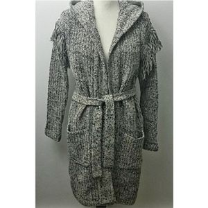 360 Sweater Long Knit Cardigan Size Medium